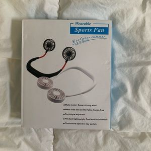 Wearable neck fan
